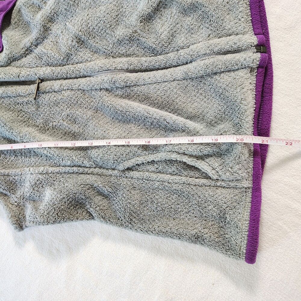 Patagonia Womens Re Tool Fleece Vest XS Gray Purple Gorpcore Outdoor Granola - Picture 6 of 8